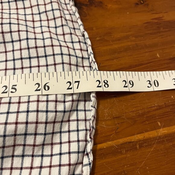 Polo Ralph Lauren Red and Blue Tattersall Oxford - Men's Medium - Classic Fit - Picture 6 of 6